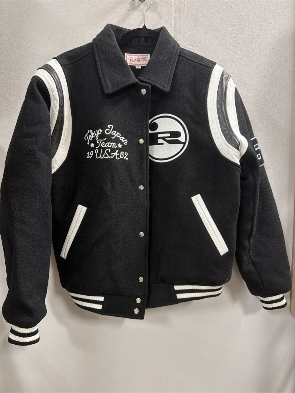 Golf Wang x Marty Supreme Rockwell Varsity Jacket - Black - Resale